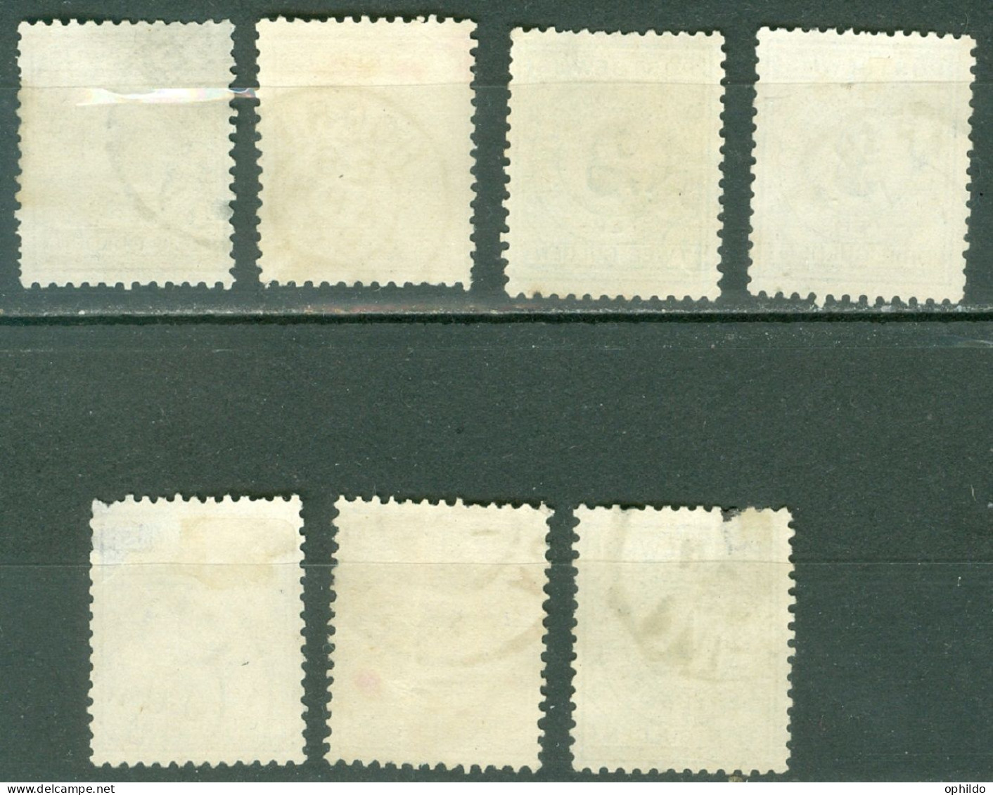 Pays-Bas   Timbres Pour Mandats  1/7  Ob  B/TB  Voir Scan Et Description   - Usados