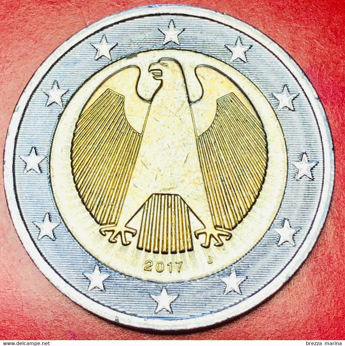 GERMANIA - 2017 - Moneta - Rappresenta Un'aquila, Simbolo Della Sovranità Tedesca - J - Euro - 2.00 - Allemagne