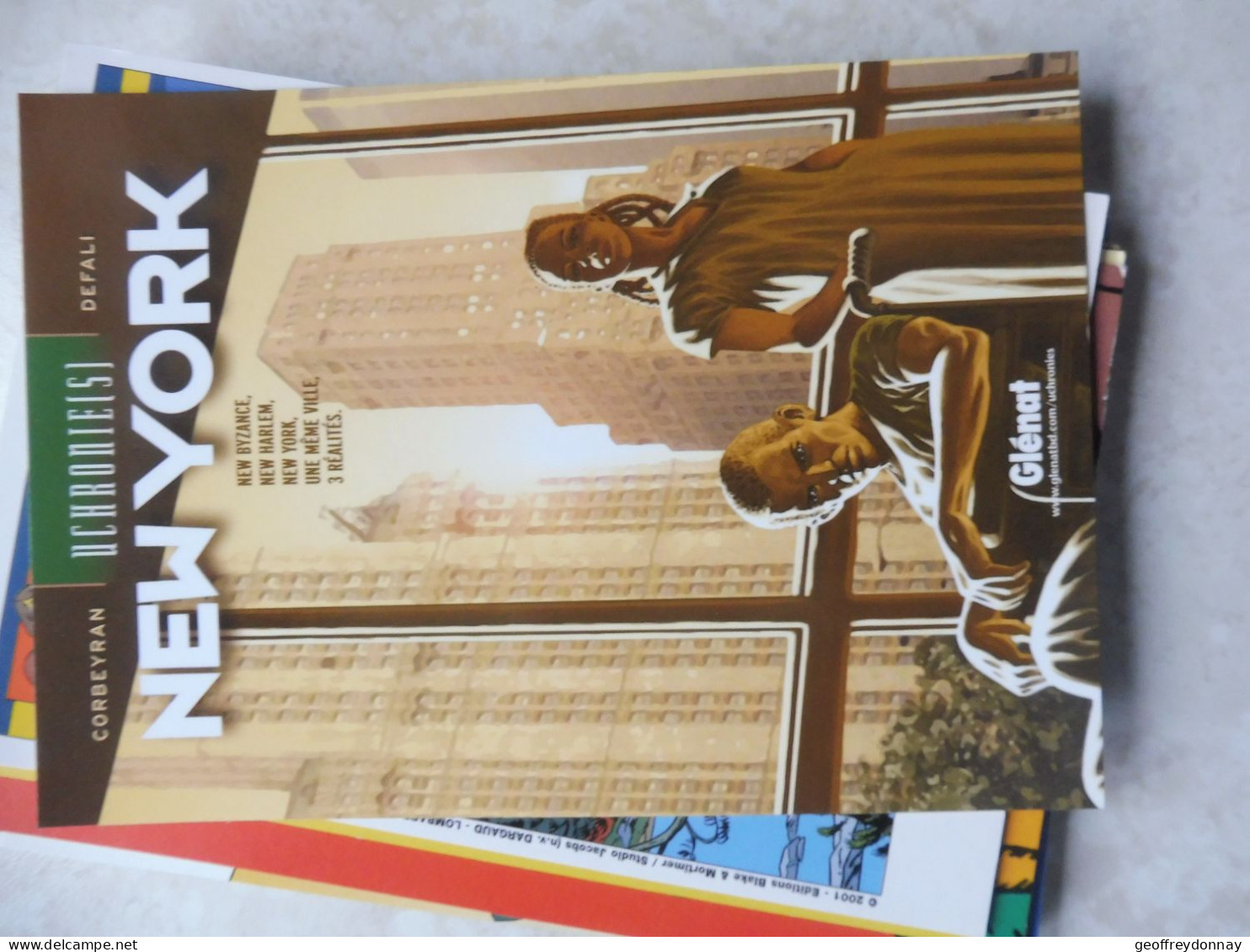 Cpm Bd  Carte Kaart Glenat New York Mnh Neuf ** Perfect Parfait 2008 - Bandes Dessinées