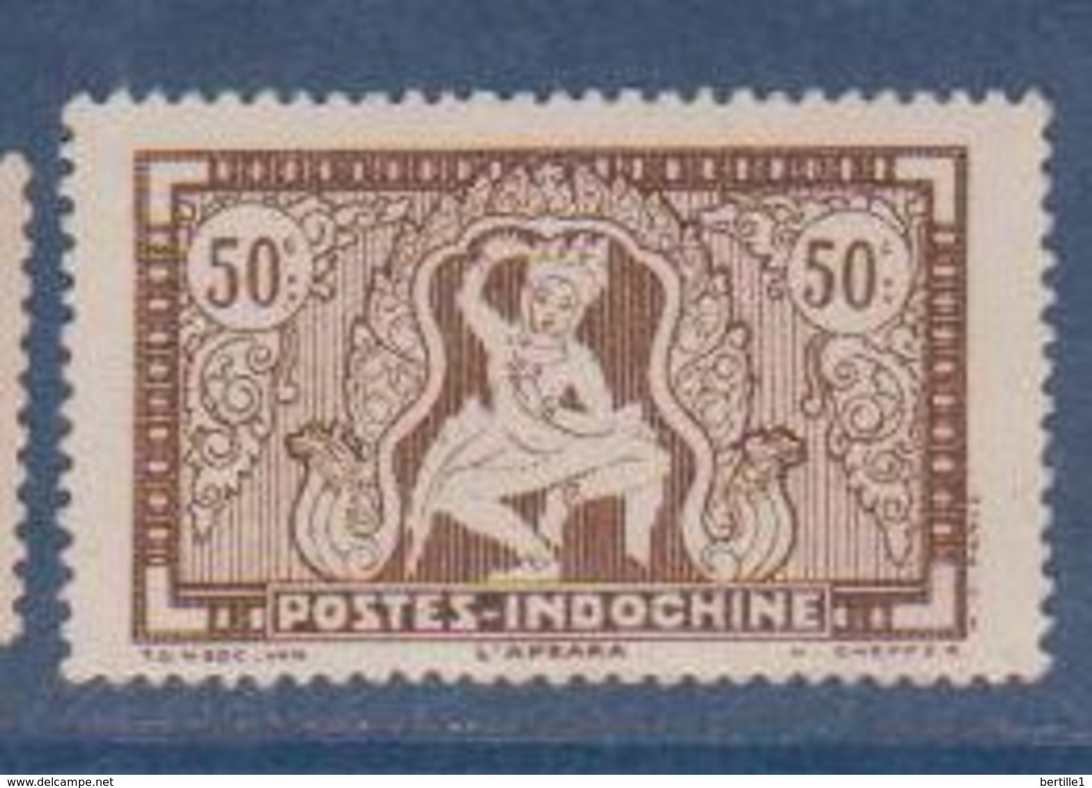 INDOCHINE   N°  YVERT  : 233    NEUF AVEC  CHARNIERES      ( Ch  3 / 13 ) - Unused Stamps