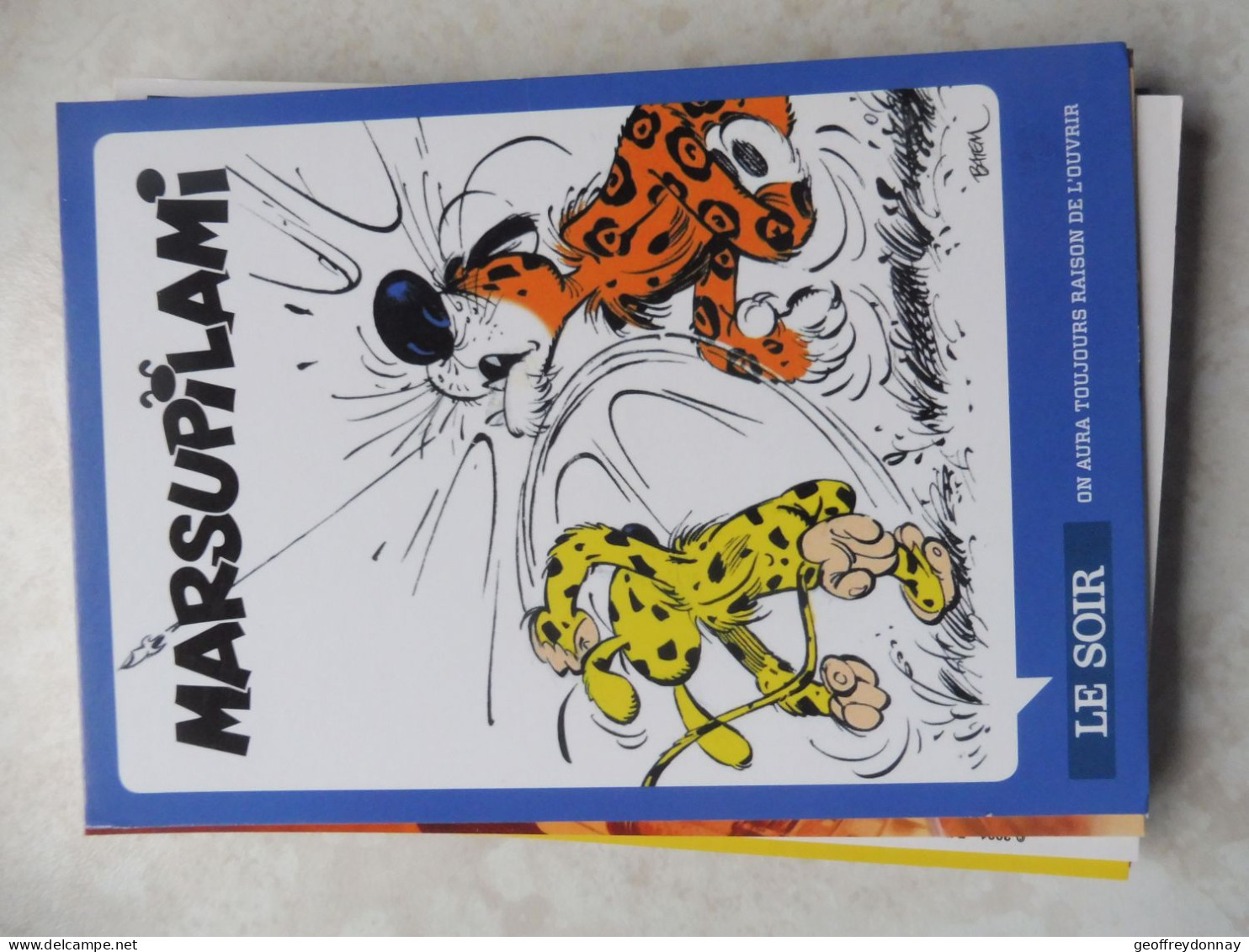 Cpm Bd  Carte Kaart Marsupilami Mnh Neuf ** Perfect Parfait 2012 - Comics