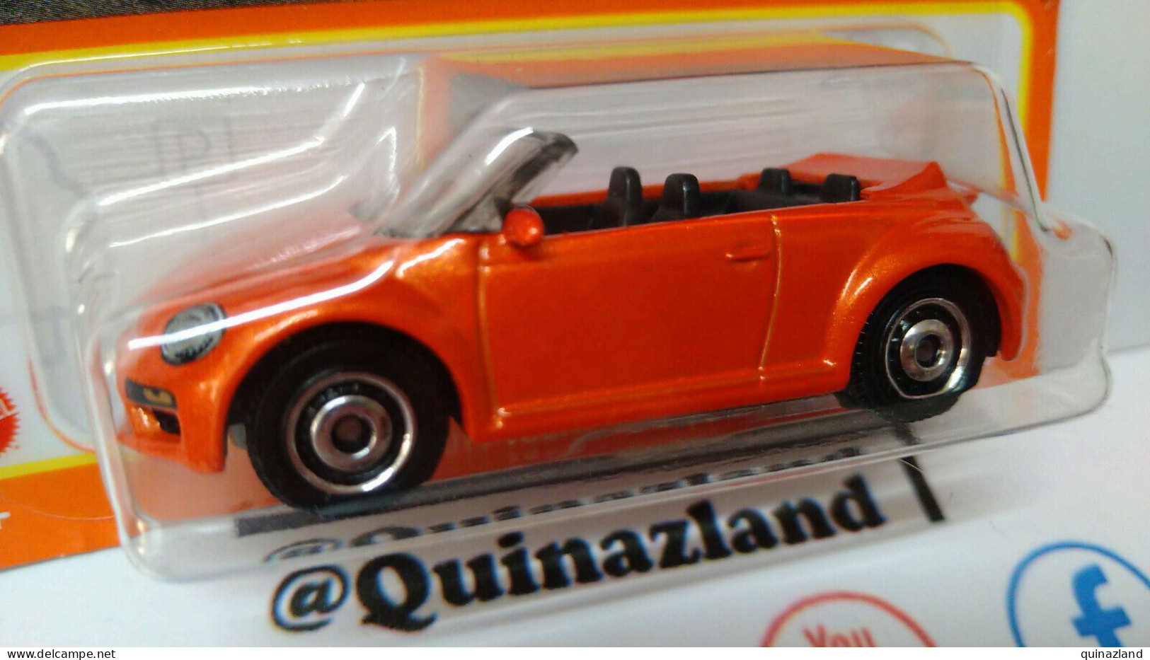 Matchbox 2019 Volkswagen Beetle Convertible 2022-014 (CP02) - Matchbox (Mattel)