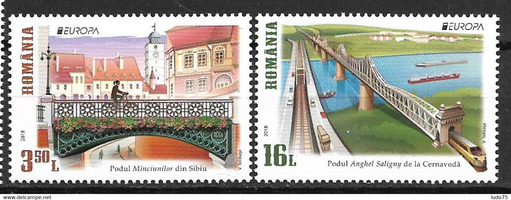 Roumanie Romania EUROPA CEPT 2018 Set , Neuve/mint - 2018