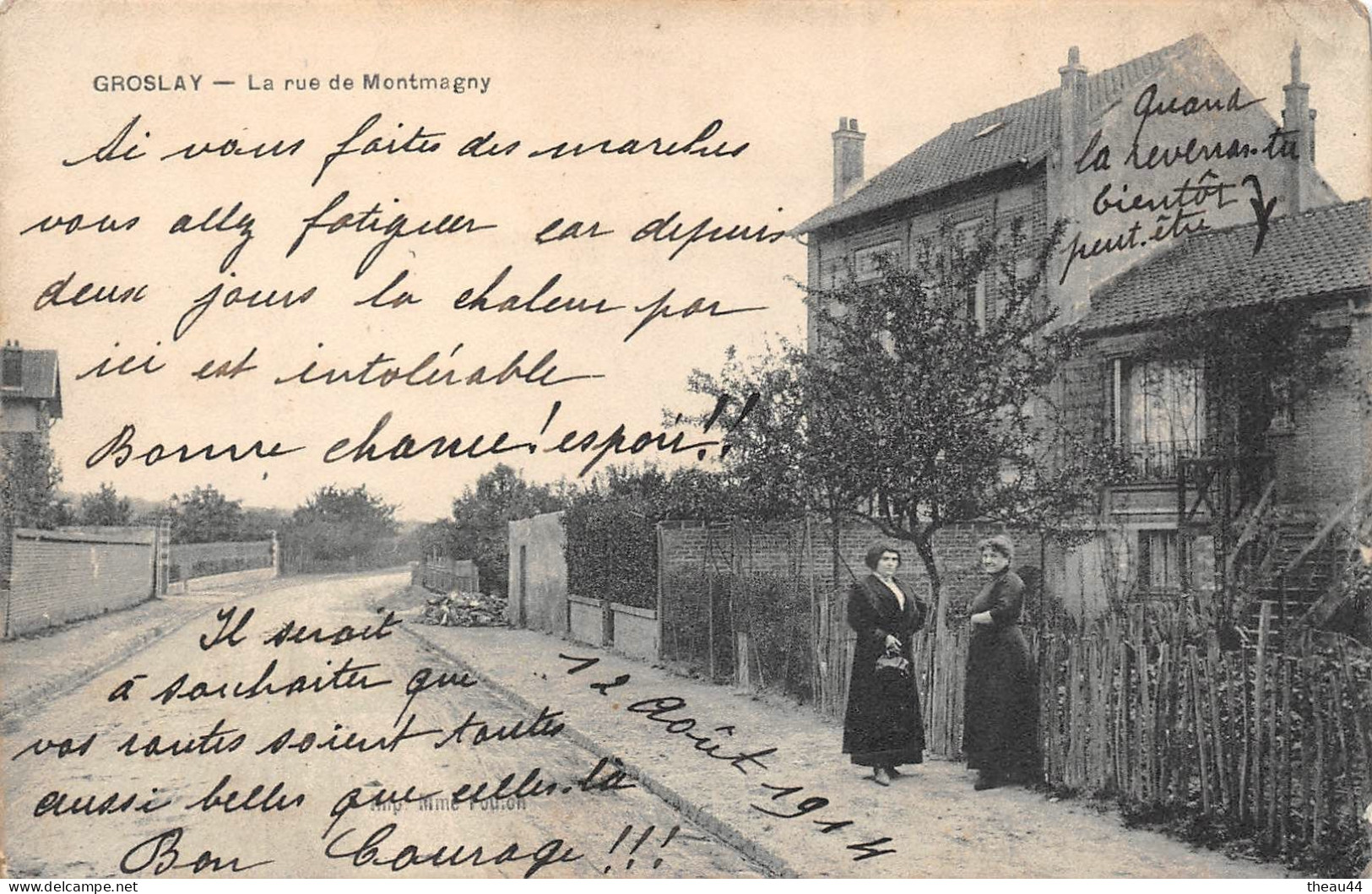 ¤¤   -    GROSLAY   -   La Rue De Montmagny     -   ¤¤ - Groslay