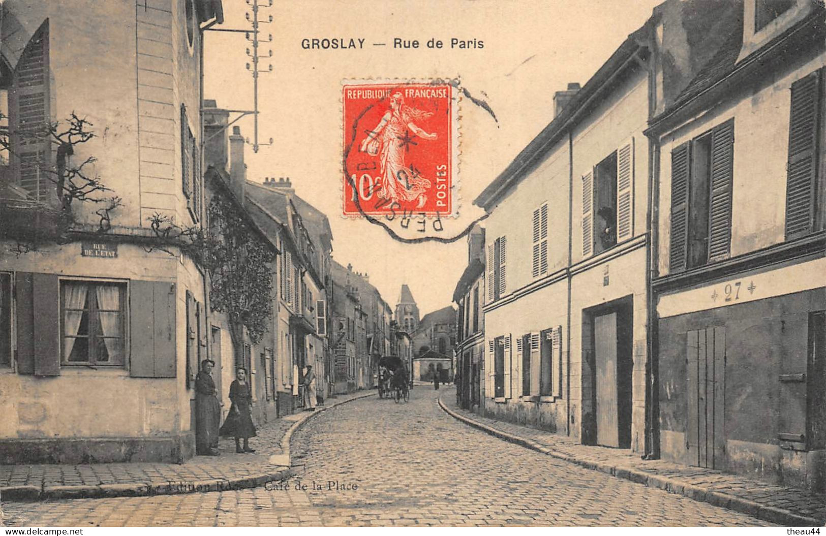 ¤¤   -    GROSLAY   -    Rue De Paris      -   ¤¤ - Groslay