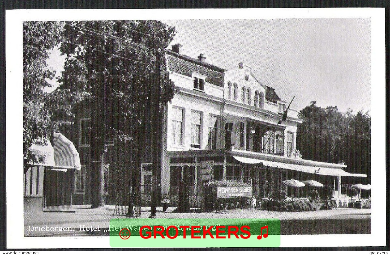 DRIEBERGEN Hotel Het Wapen Van Rijsenburg Reclame HEINEKENS BIER - Driebergen – Rijsenburg