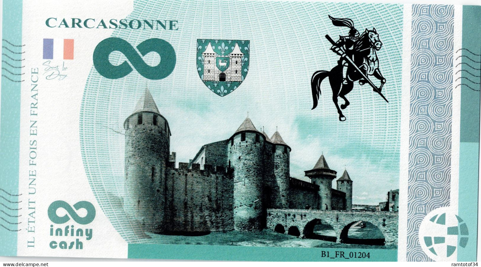 CARCASSONNE - Les Remparts De La Cité Médiévale / INFINY CASH 2024 - Autres & Non Classés