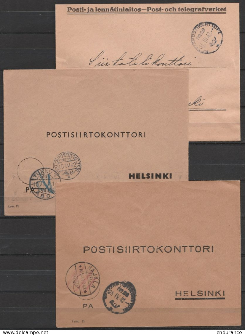 Finlande - 20 Lettres Poste Militaire - Postisiirtokonttori Bureaux De Campagne Divers - 1940-43 (Feldpost) - Militari