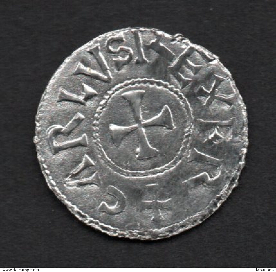 669-France Reproduction Monnaie Charles II Le Chauve Denier N°9 - Counterfeits