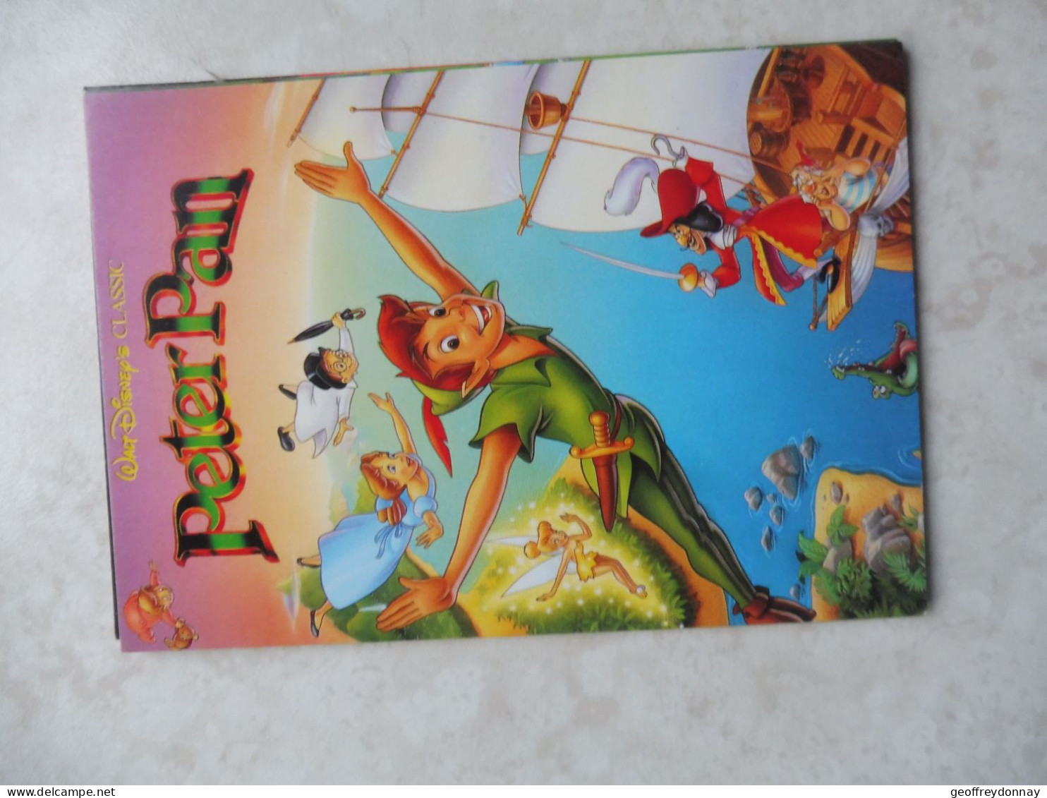 Cpm Bd  Carte Kaart Peter Pan Mnh Neuf ** Perfect Parfait Disney - Disneyland