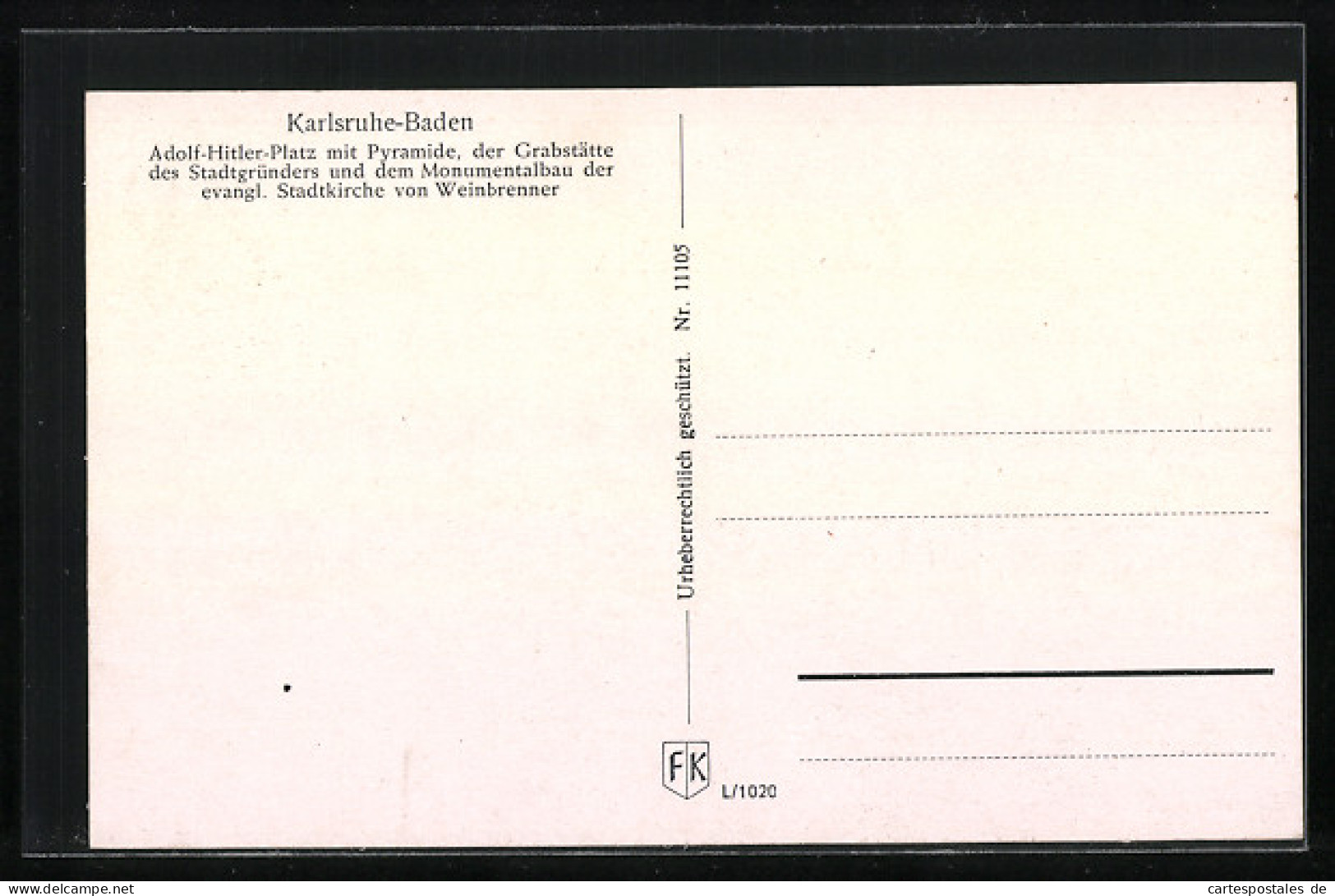 AK Karlsruhe I. B., Platz Mit Strassenbahn  - Tramways