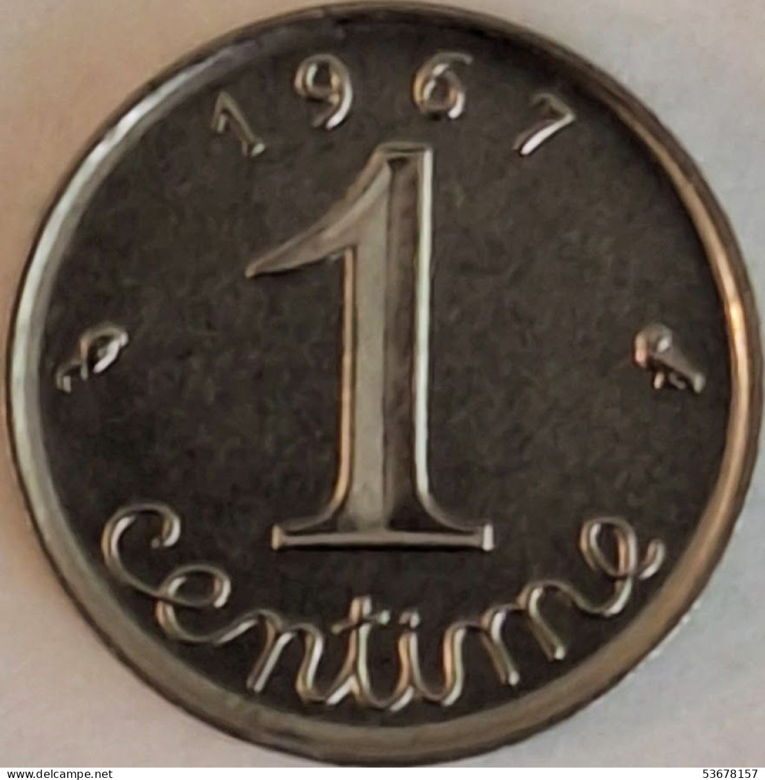 France - Centime 1967, KM# 928 (#4176) - 1 Centime