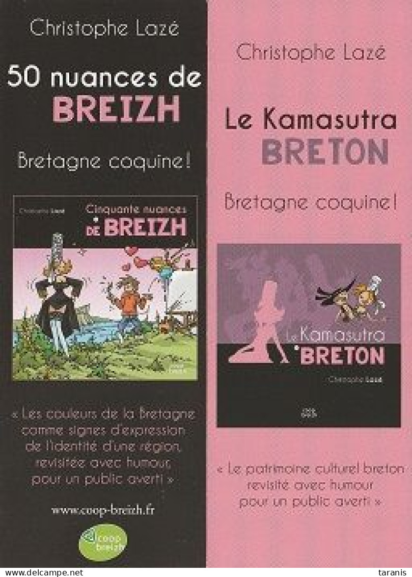 COOP BREIZH - Le Kamasutra Breton - EDITION BRETAGNE - MP TBon Etat (voir Scan) - Marque-Pages