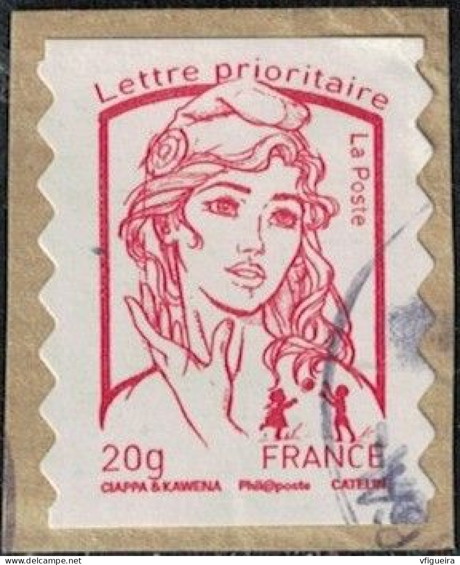 France 2013 Oblitéré Used Stamp Marianne Ciappa Et Kawena LP 20 Gr Y&T 851 SU - 2013-2018 Marianne Of Ciappa-Kawena