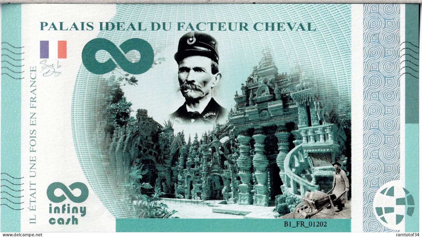 HAUTERIVES - Palais Idéal Du Facteur Cheval / INFINY CASH 2024 - Otros & Sin Clasificación