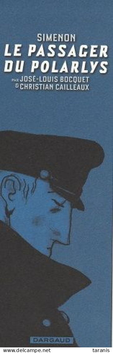 DARGAUD - BD - Simenon - Marque-page TBon Etat (voir Scan) - Bookmarks