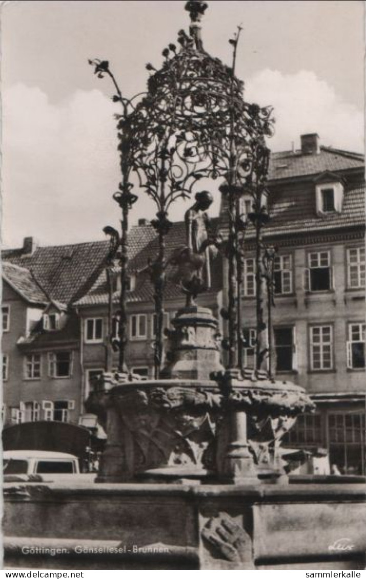 85620 - Göttingen - Gänseliesel-Brunnen - 1962 - Goettingen