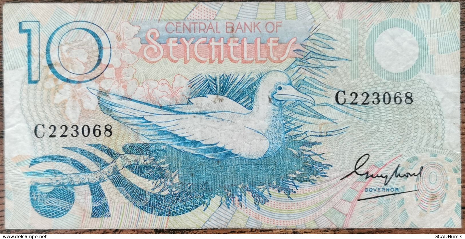 Billet 10 Rupees Seychelles 1983 Faune - Pick 28a - C223068 - Seychelles