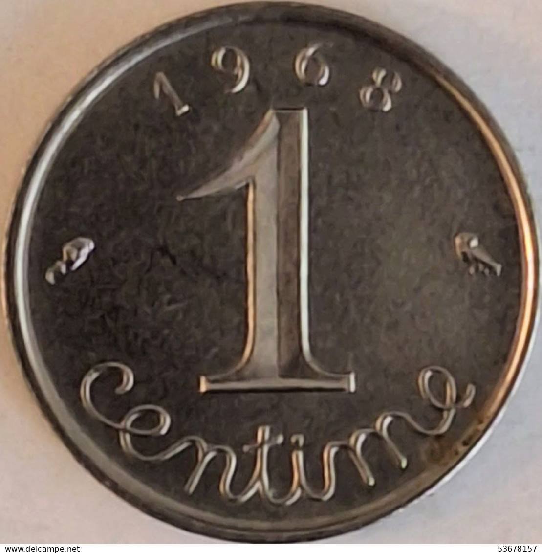 France - Centime 1968, KM# 928 (#4177) - 1 Centime