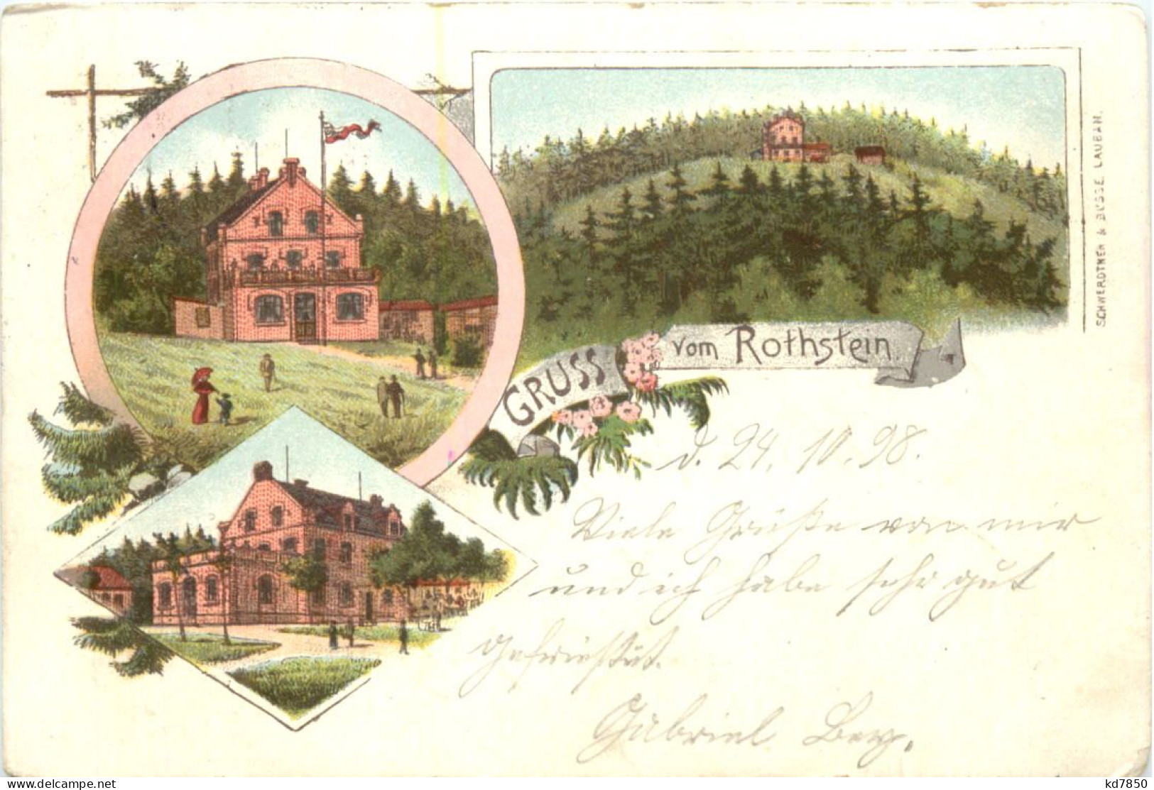 Sohland Am Rotstein - Gruss Vom Rothstein - Litho - Reichenbach I. Vogtl.