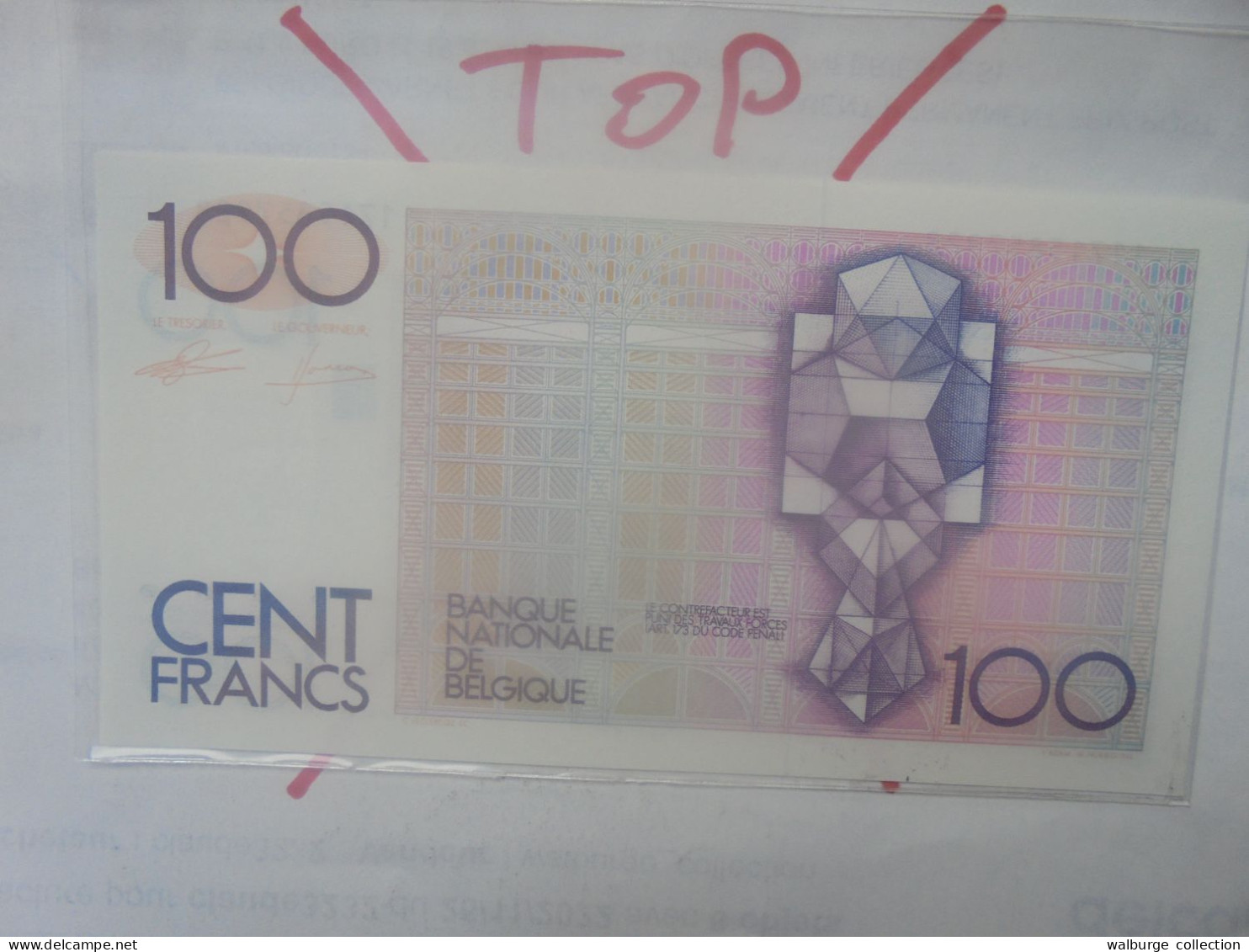 BELGIQUE 100 FRANCS 1982-1994 Neuf (B.18) - 100 Franchi