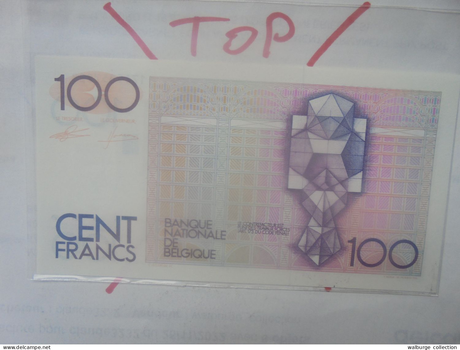 BELGIQUE 100 FRANCS 1982-1994 Neuf (B.18) - 100 Frank