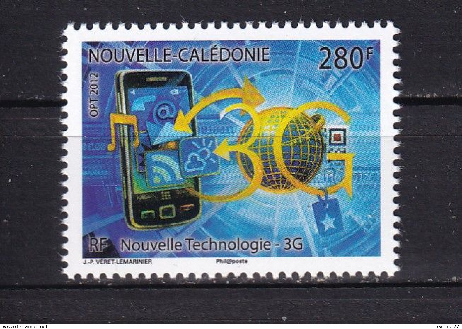 NEW CALEDONIA-2012-,TECHNOLOGIE--MNH. - Unused Stamps