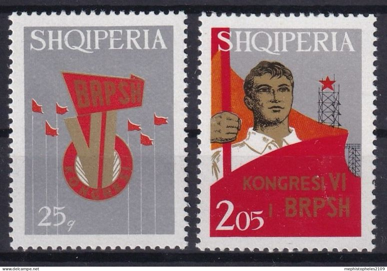 ALBANIA 1972 - MNH - Mi 1589-1590 - Complete Set - Albania