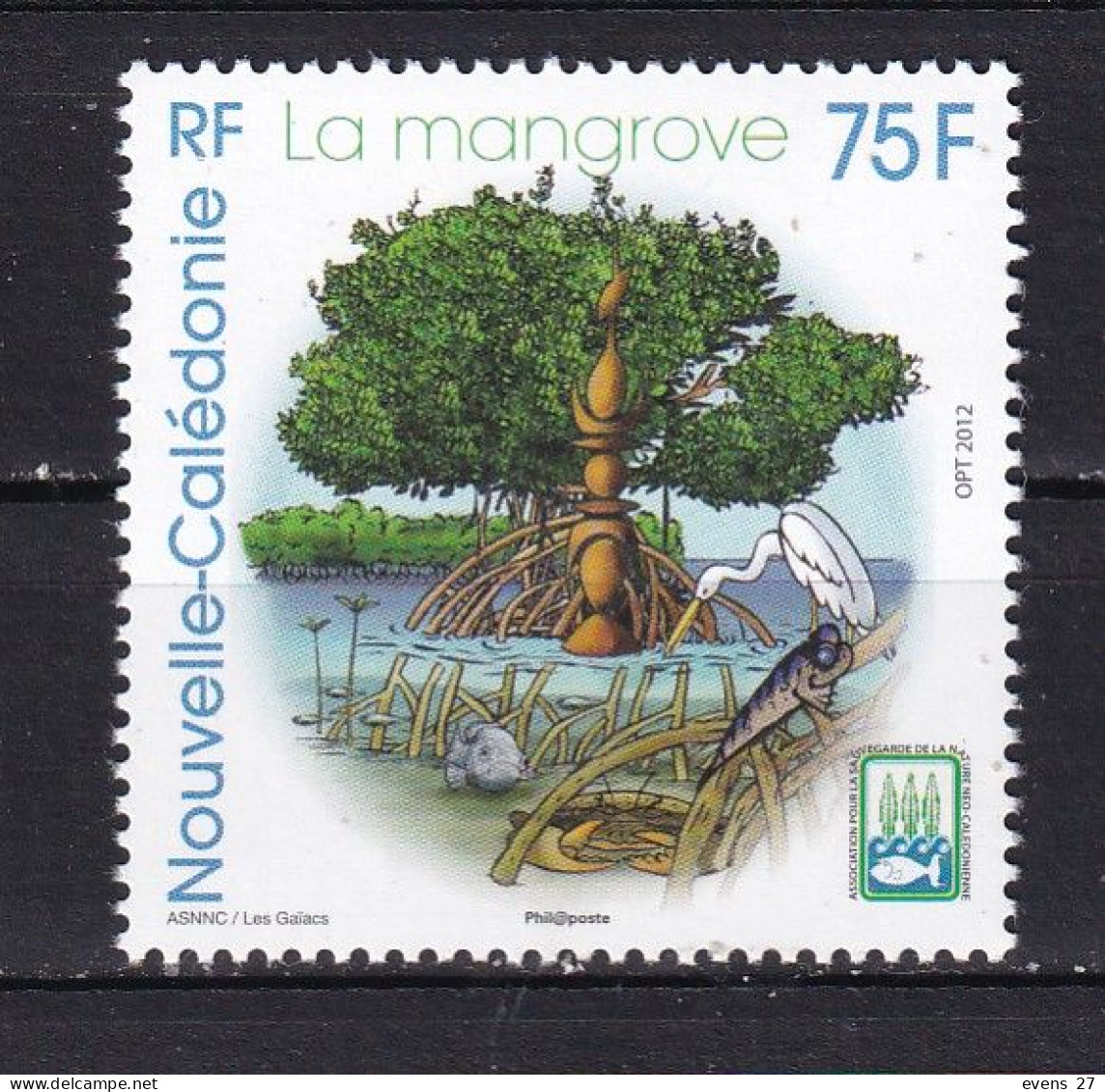 NEW CALEDONIA-2012-TREE MANGROVE-MNH. - Arbres