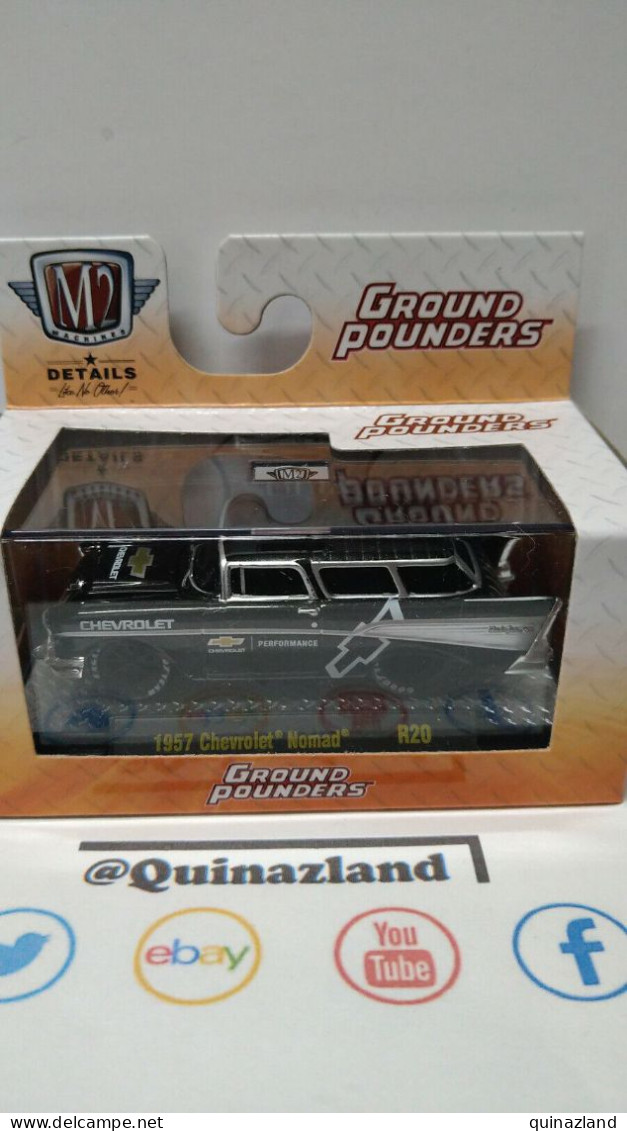 M2 Machines Ground Pounders 1957 Chevrolet Nomad (CP02) - Other & Unclassified