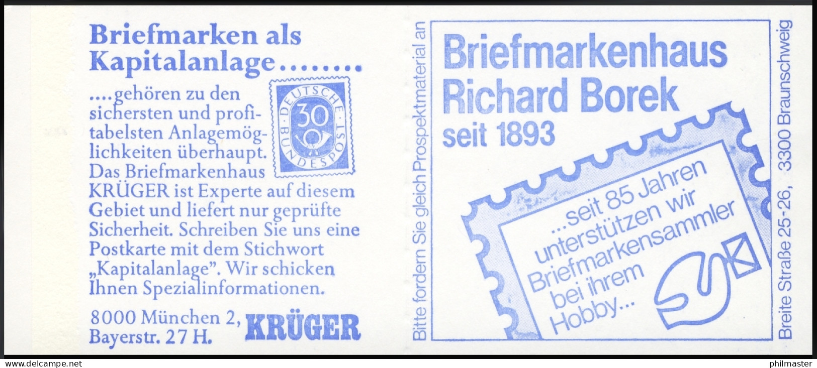 23b MH Burgen Und Schlösser Variante A - Postfrisch - 1971-2000