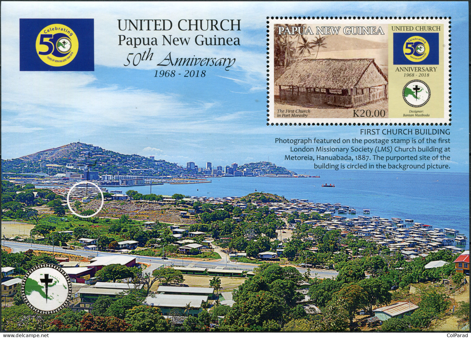 PAPUA NEW GUINEA - 2018 - S/S MNH ** - 50th Anniversary Of United Church In PNG - Papua New Guinea