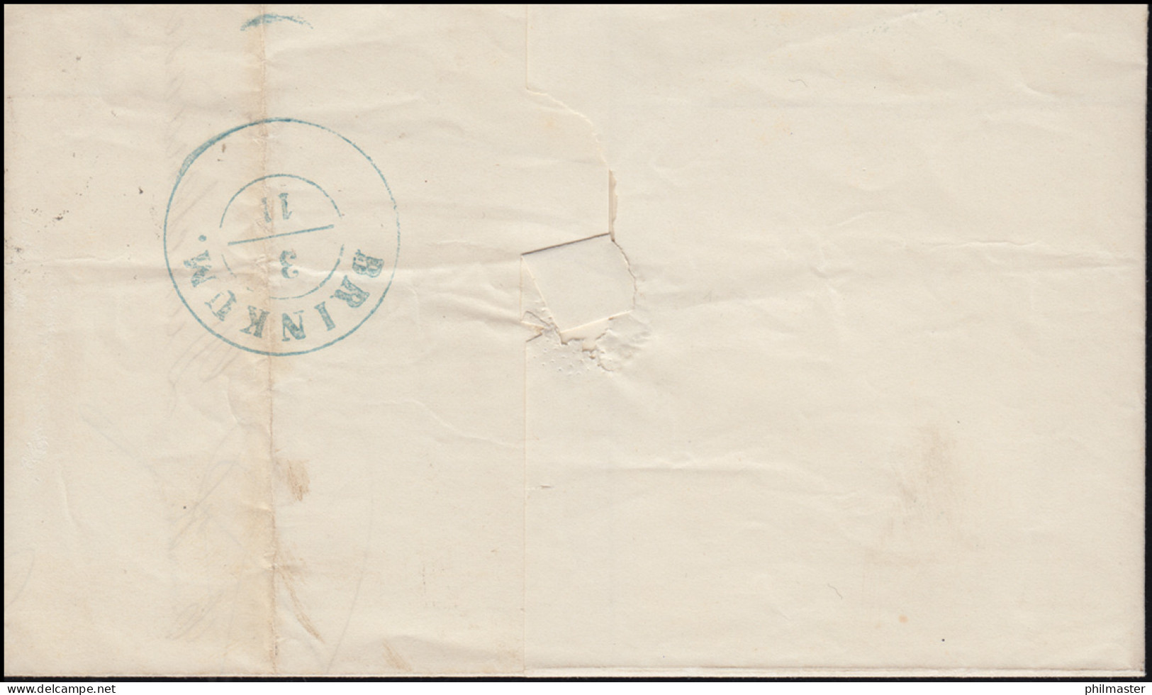 Norddeutscher Bund 4 Ziffer 1 Groschen Auf Brief HANNOVER 2.11.1868 Nach Leeste - Brieven En Documenten