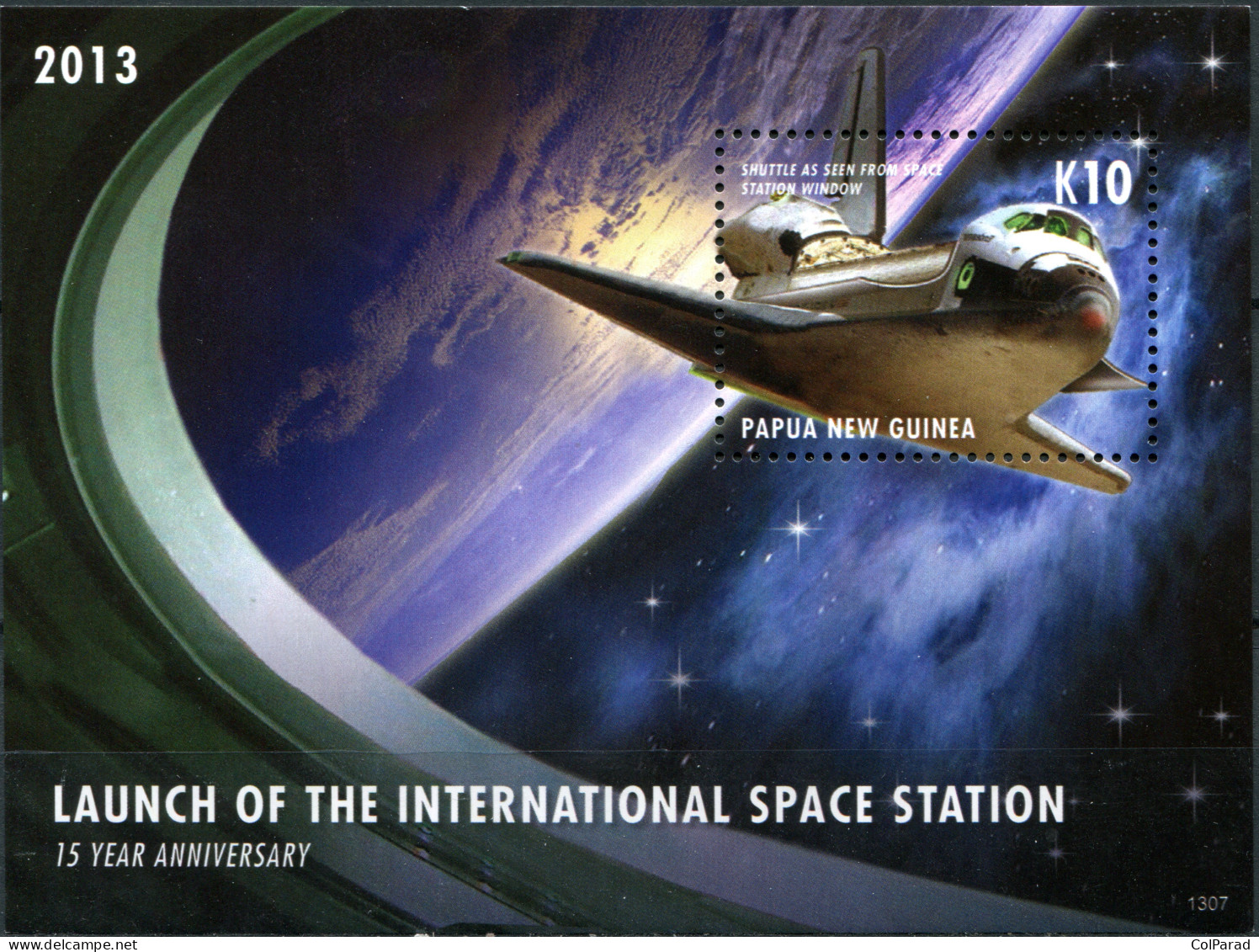 PAPUA NEW GUINEA - 2013 - SOUVENIR SHEET MNH ** - International Space Station - Papua New Guinea