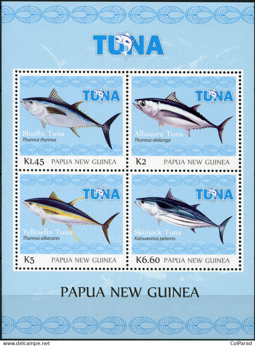 PAPUA NEW GUINEA - 2016 - MINIATURE SHEET MNH ** - Tuna Fishery - Papua New Guinea