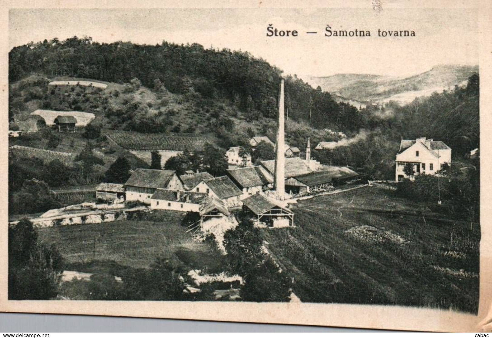 Štore, šamotna Tovarna, 1920-ta Ali 1930-ta, Storach, Ironworks, Mine, Štajerska, Celje, Industrija, Rudnik Štore - Slovénie