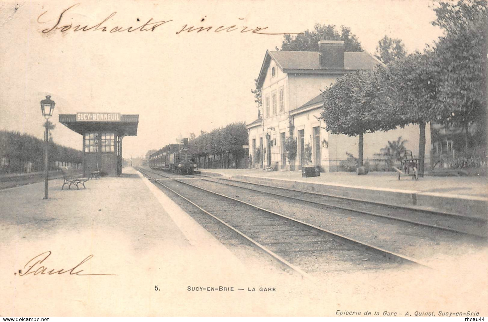 ¤¤  -   SUCY-en-BRIE    -  La Gare   -  Train, Chemin De Fer, Locomotive      -   ¤¤ - Sucy En Brie