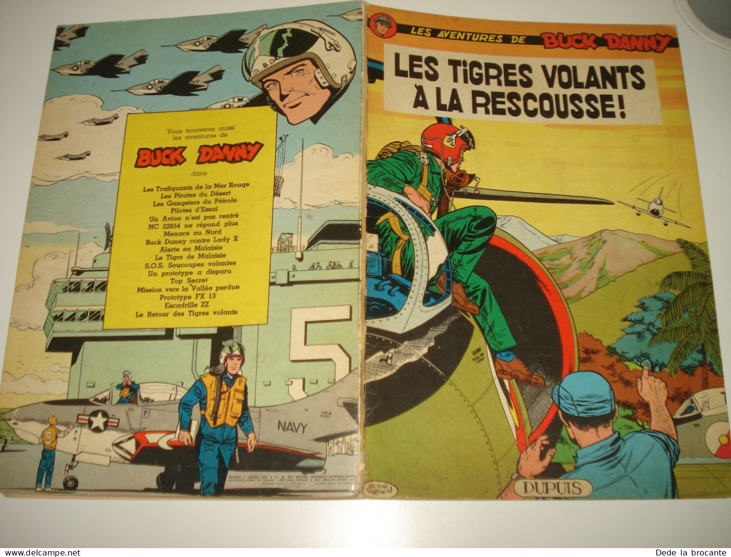 C54 / Buck Danny  27 " Tigres Volants à La Rescousse " E.O 1962 - Petit Prix - Buck Danny