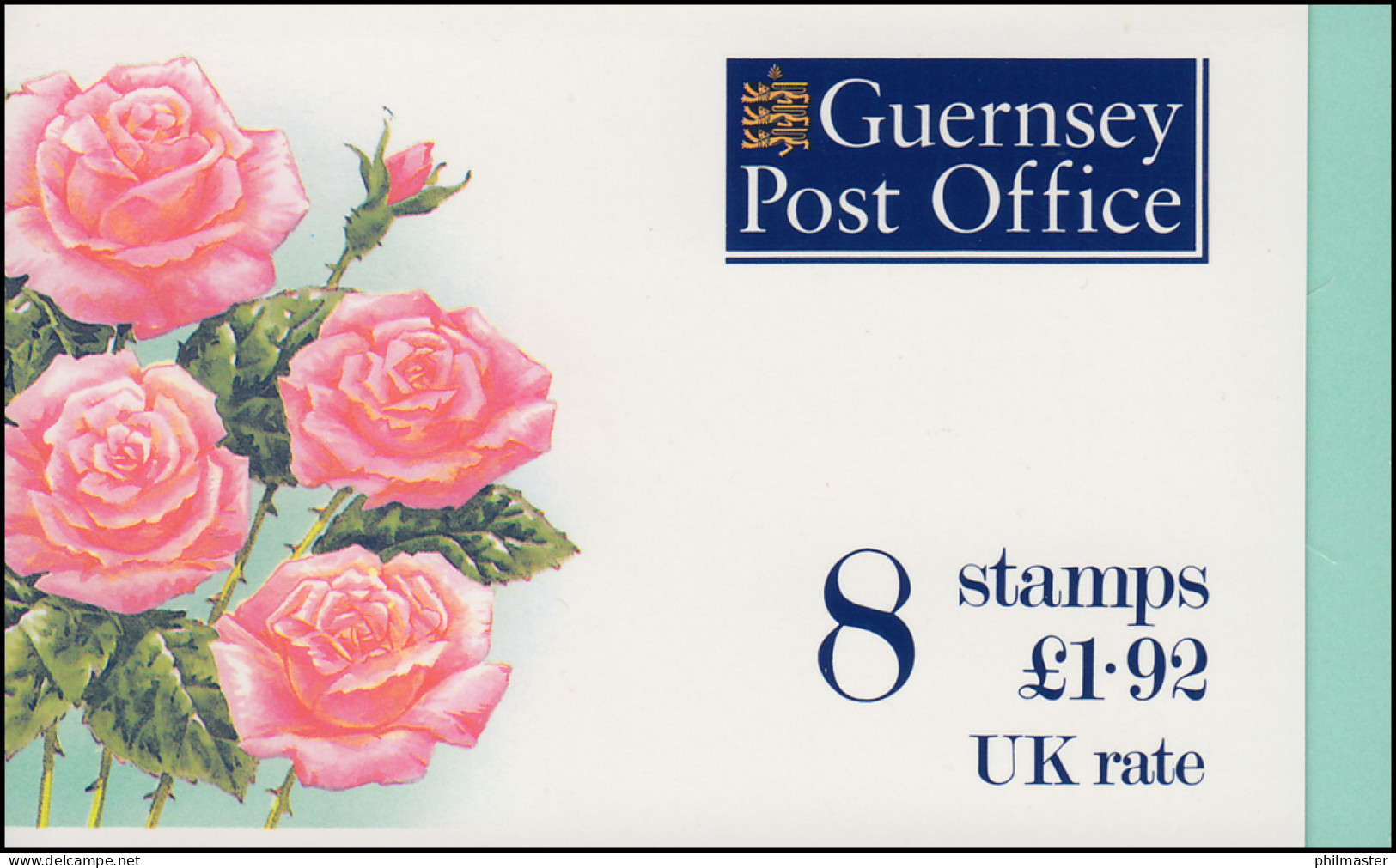 Guernsey Markenheftchen 0-11 Blumen - Rosen 1993 ** - Guernesey