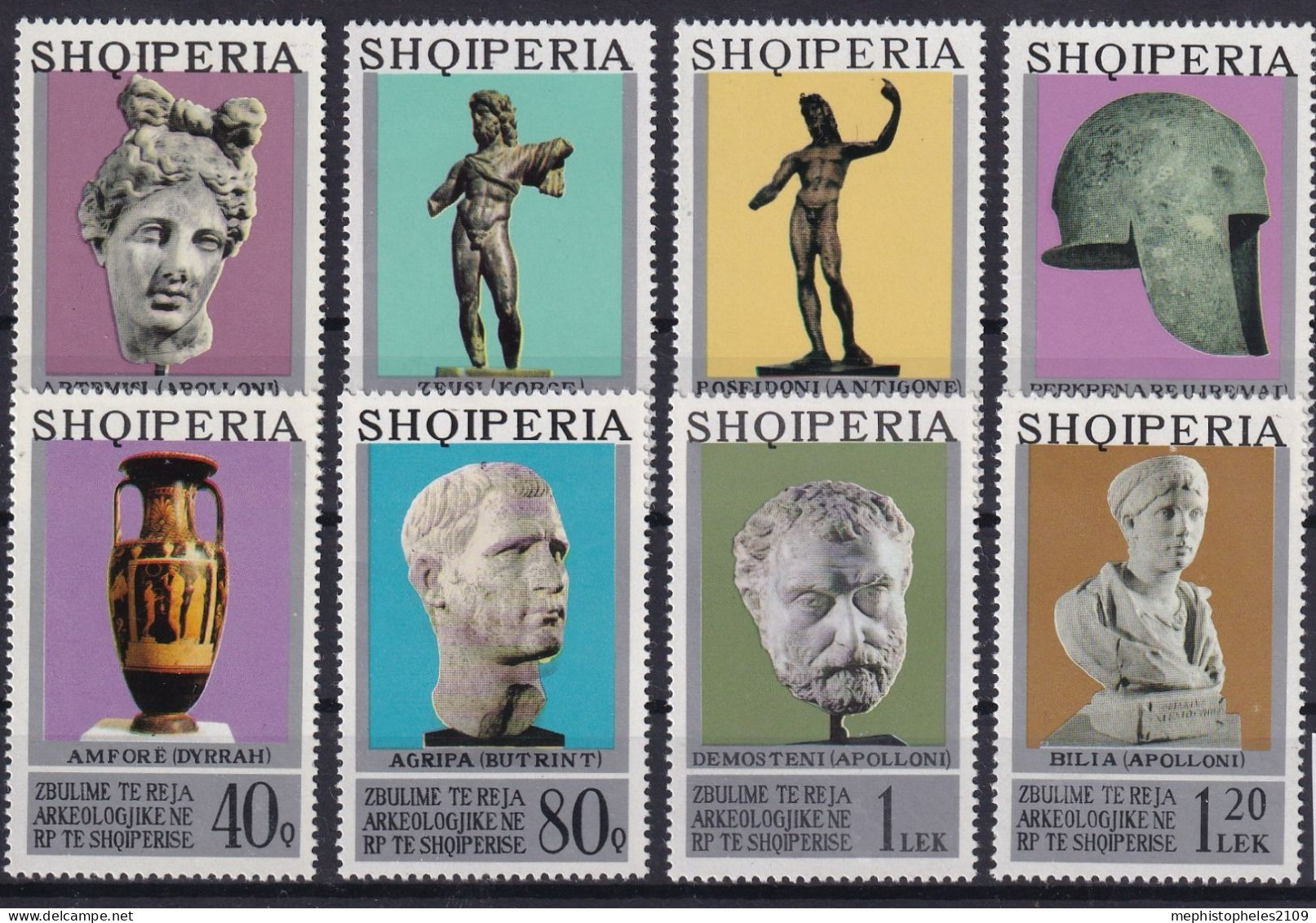 ALBANIA 1974 - MNH - Mi 1747-1754 - Complete Set - Albania