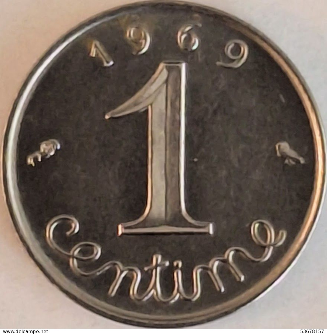 France - Centime 1969, KM# 928 (#4178) - 1 Centime