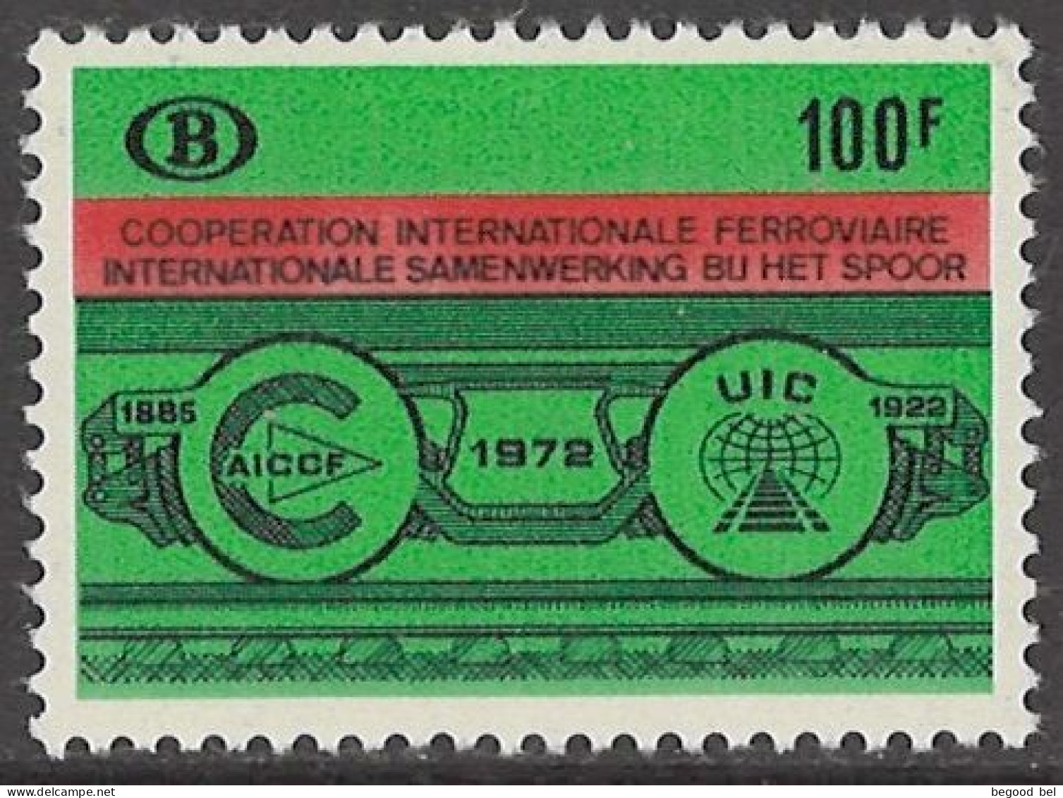 BELGIUM - 1972  - MNH/*** LUXE  -  COB TR423 -  Lot 25995 - Mint