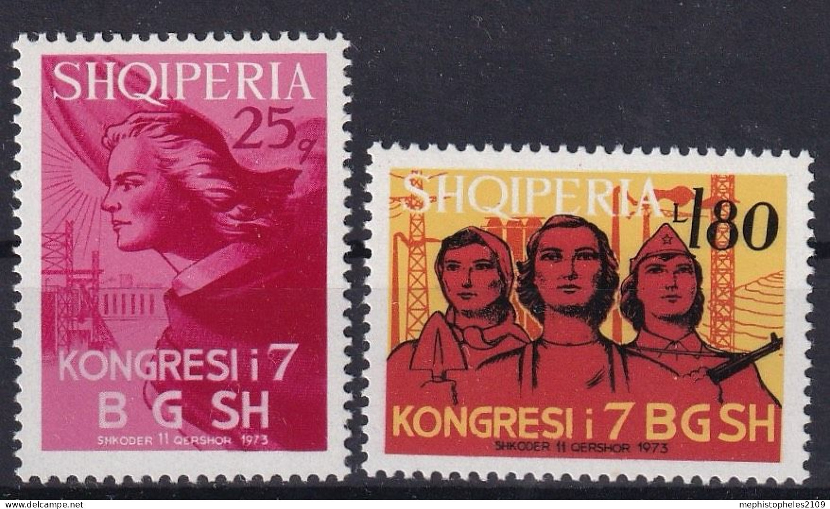 ALBANIA 1973 - MNH - Mi 1628-1629 - Complete Set - Albanien