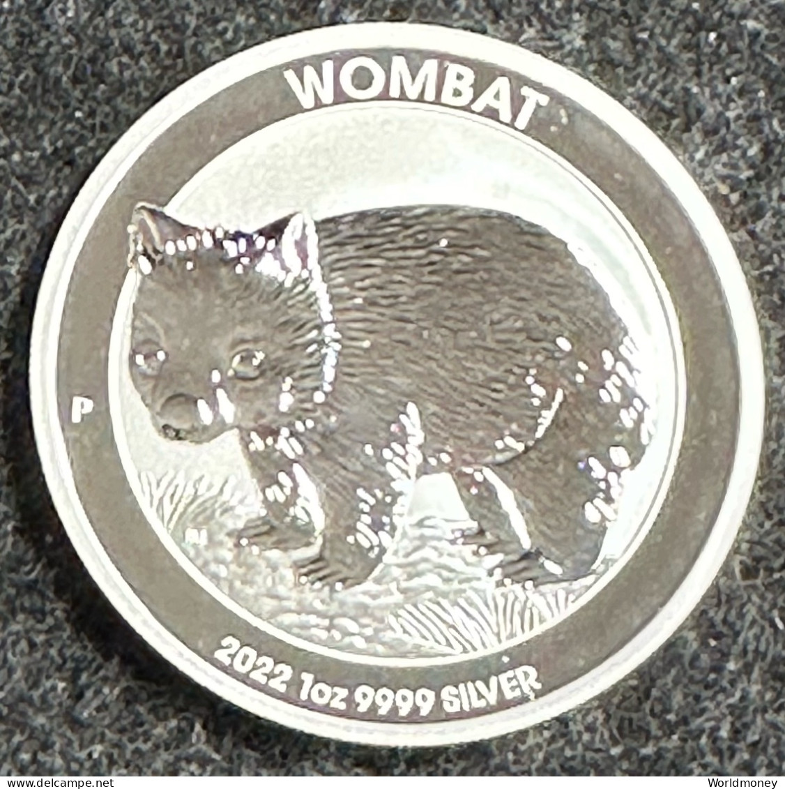 Australia 1 Dollar 2022  "Wombat" (Silver) - Dollar