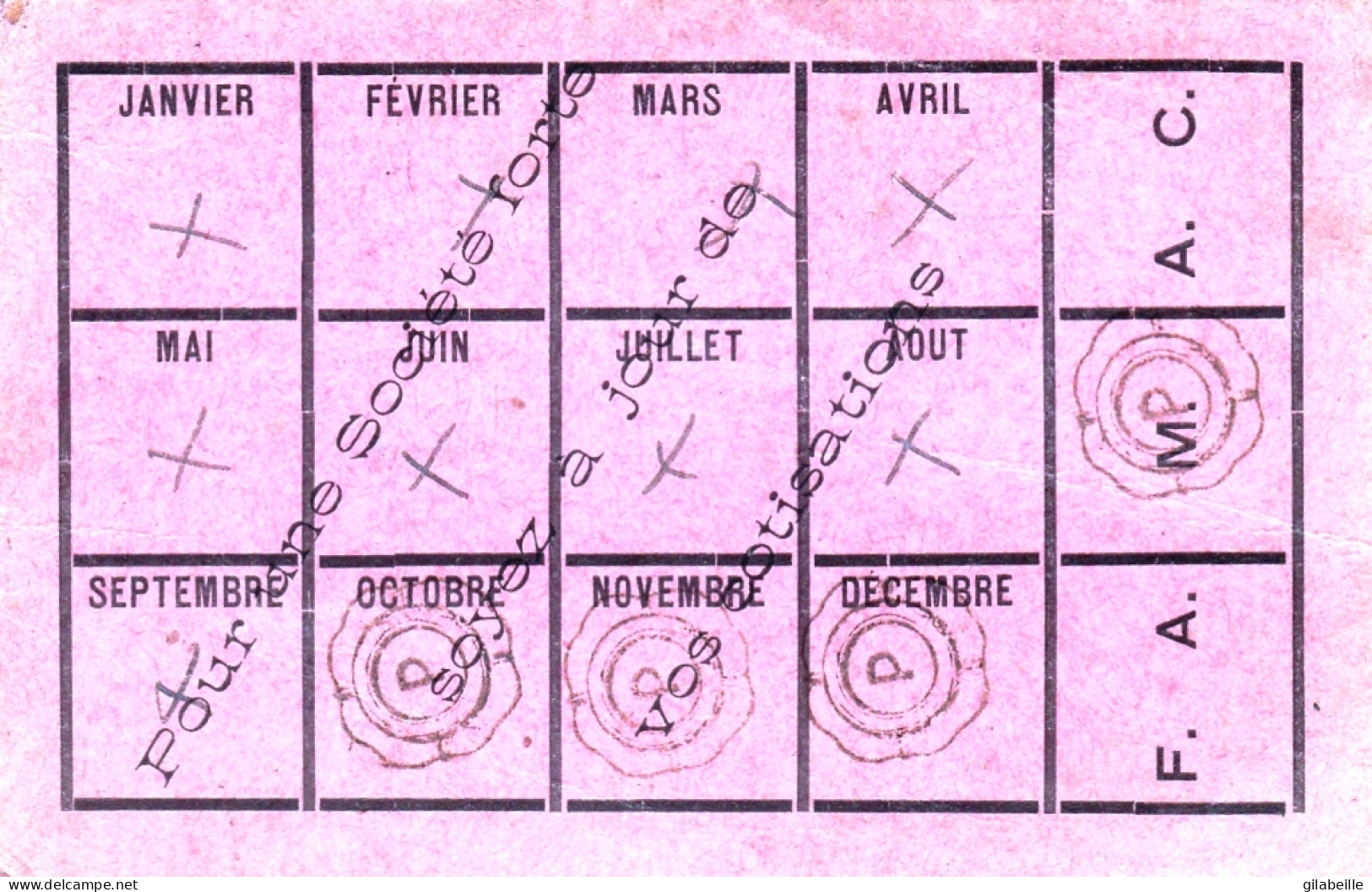 1941 - Carte Membre Actif Des Anciens De L Armée De Mer - De Toulouse Et Sa Region - Ohne Zuordnung