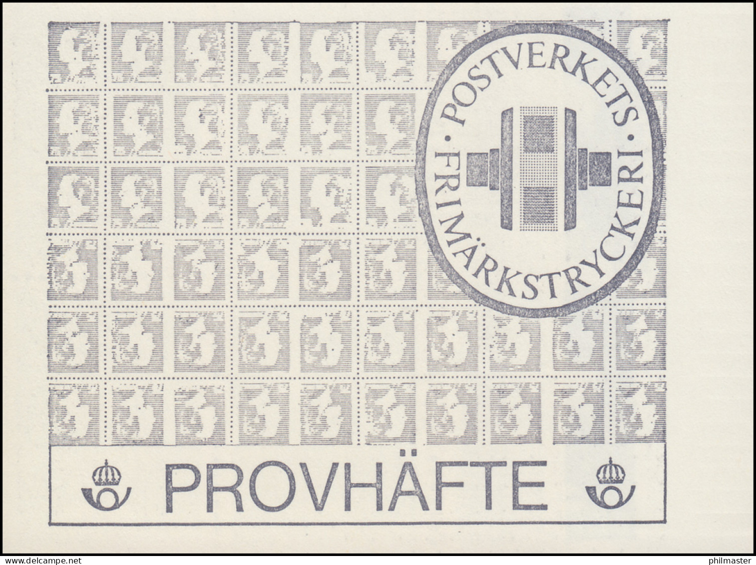 Probeheftchen Domkirche Uppsala Ohne Wertangabe 10x 576 Marken In Blau, ** - Ohne Zuordnung