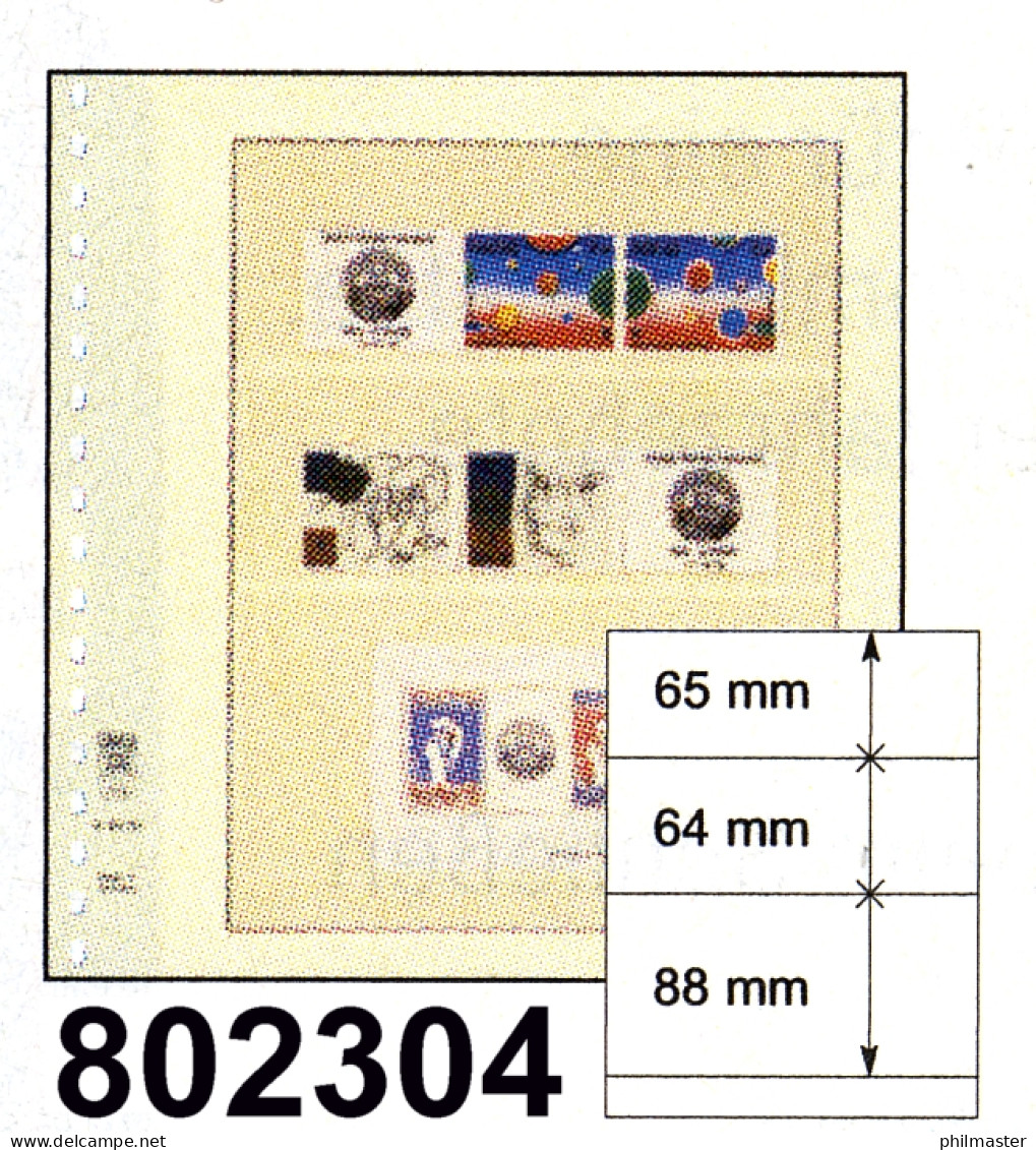 LINDNER-T-Blanko - Einzelblatt 802 304 - Fogli Bianchi