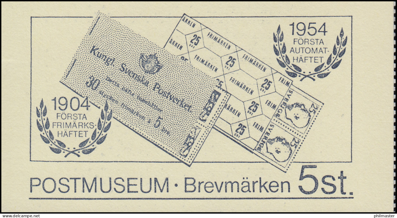 Sonder-Markenheftchen 75 Jahre Postmuseum Mit 5 Vignetten 1984 - Zonder Classificatie