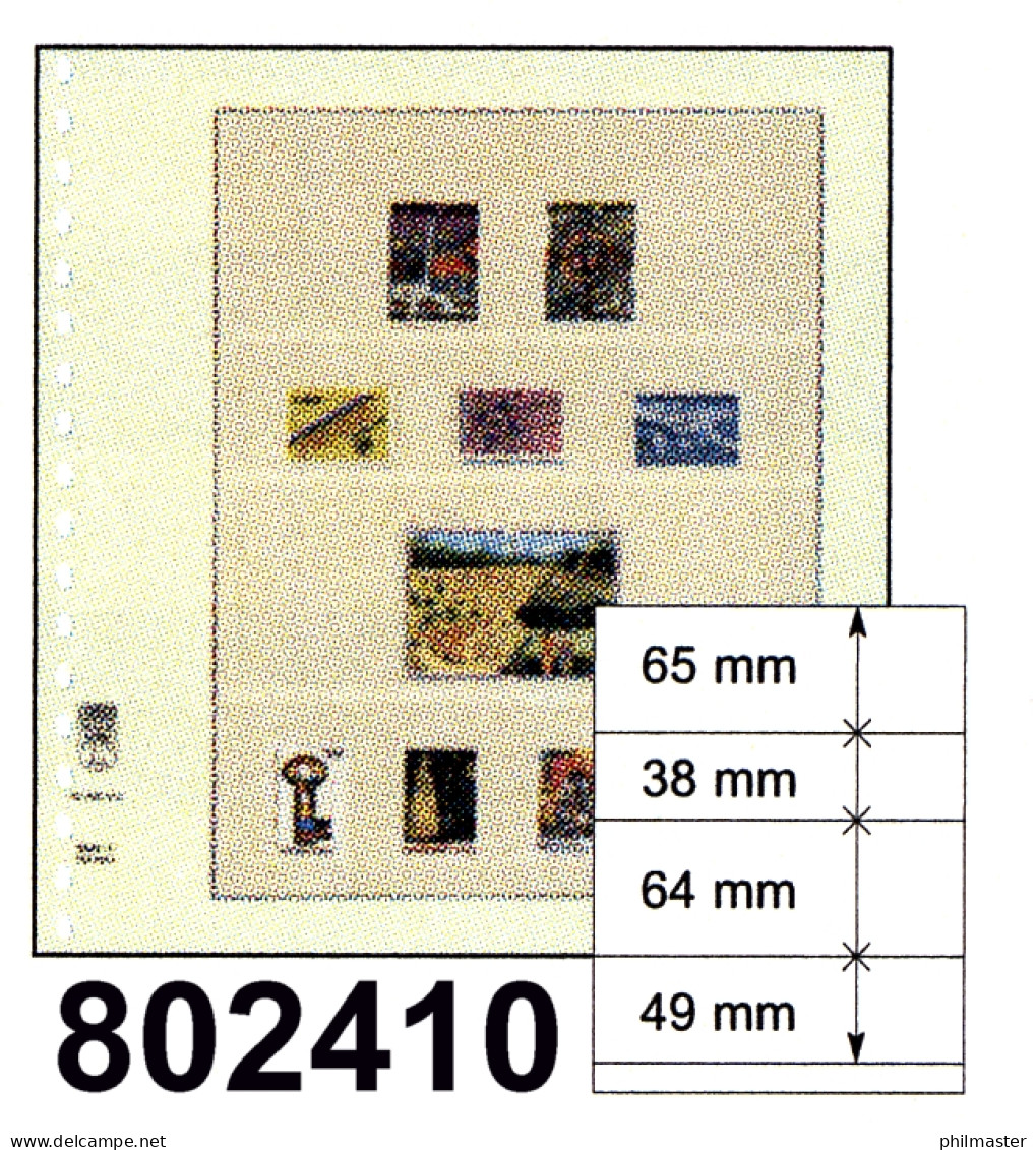 LINDNER-T-Blanko-Blätter Nr. 802 410 - 10er-Packung - Blankoblätter