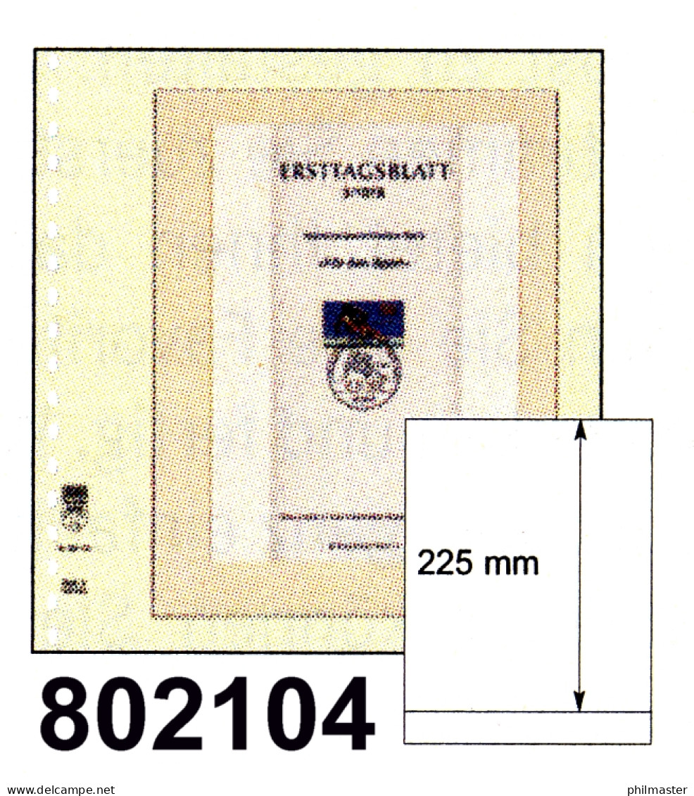 LINDNER-T-Blanko-Blätter Nr. 802 104 - 10er-Packung - Blank Pages